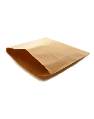 Vegware Kraft 8.5" 22cm Flat Food Bag