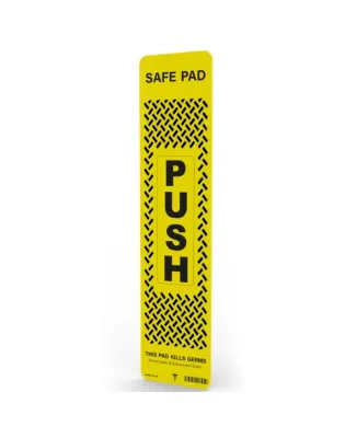 Safe Pad Antibacterial 40cm Push Pad Yellow