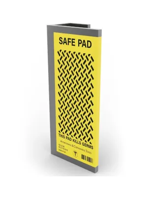 Safe Wrap Antibacterial Push Pull Door Handle Wrap Yellow