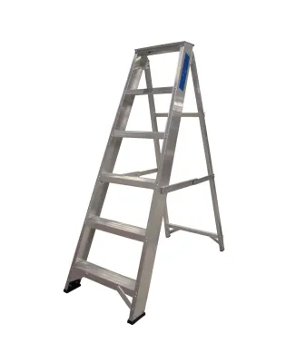 JanSan Ladder Aluminium Builders Steps 6 tread