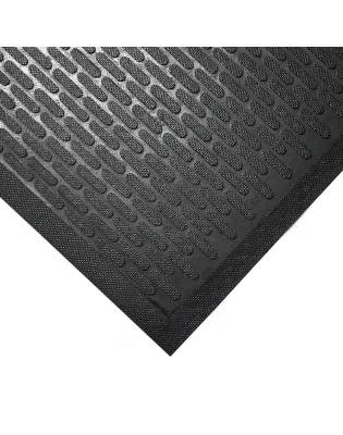 Coba Scrape Non Slip Nitrile Floor Mat Black 0.85m x 75cm