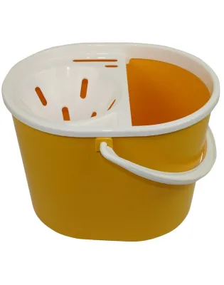 JanSan Yellow 5L Classic Oval Mop Bucket