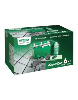 Unger ErgoTec 6in1 Window Cleaning Kit
