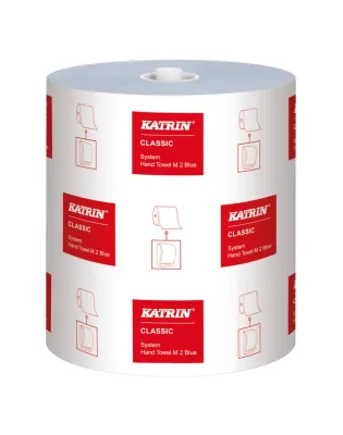 Katrin Classic System M2 2 Ply Blue Hand Towel Roll