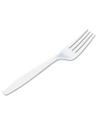 White Plastic Forks