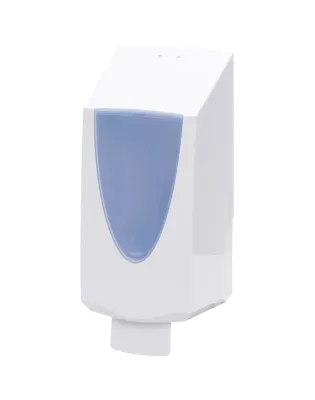 Ellipse White &amp; Blue Liquid Soap Dispenser