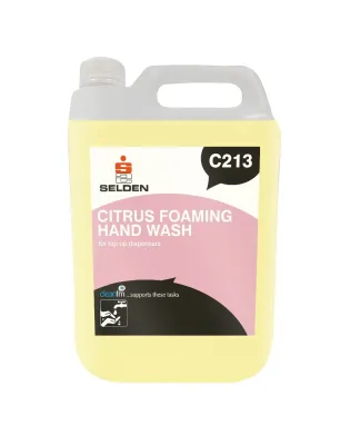 Selden C213 Citrus Foaming Hand Wash 5L