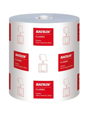 Katrin Classic System M2 2 Ply Blue Hand Towels Roll