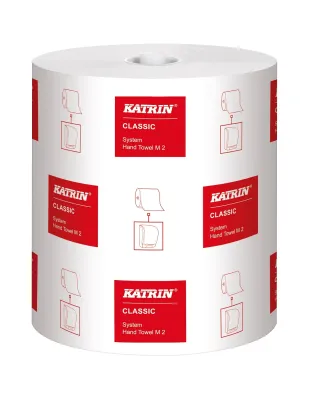 Katrin Classic System M2 2 Ply White Hand Towels Roll
