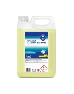 Orca Hygiene S6 Lemon Hard Surface Cleaner Concentrate 5L