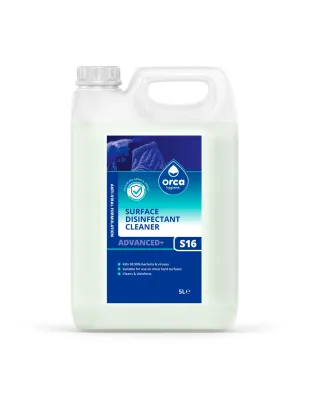 Orca Hygiene S16 Advanced+ Surface Disinfectant Cleaner 5L