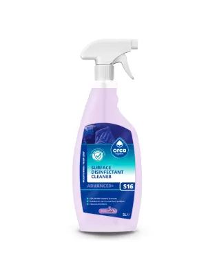 Orca Hygiene S16 Advanced+ Surface Bliss Disinfectant Cleaner RTU 750mL