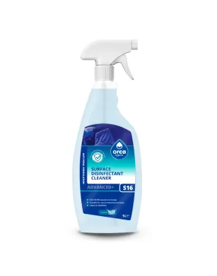 Orca Hygiene S16 Advanced+ Surface Ocean Disinfectant Cleaner RTU 750mL