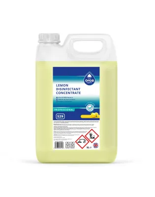 Orca Hygiene S29 Lemon Disinfectant Concentrate