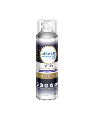 Enov® eBreezz Fresh Burst Desert Noir 2 in 1 Air Freshener & Sanitiser