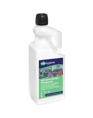 BioHygiene All Purpose Sanitiser Unfragranced Concentrated 1L