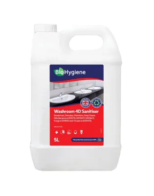 BioHygiene Washroom 4D Sanitiser 5L