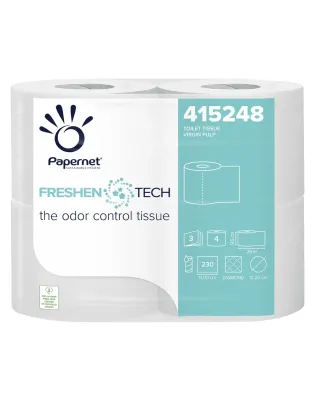 Papernet 415248 Freshentech Scented 3 Ply Toilet Rolls 230 Sheets