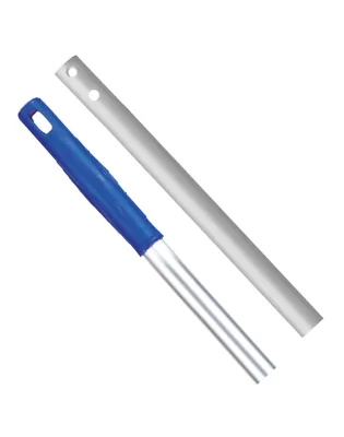 JanSan Lightweight Aluminium E Clip Handle 54" 137cm Blue