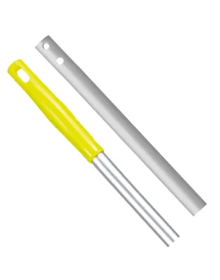 JanSan Lightweight Aluminium E Clip Handle 54" 137cm Yellow