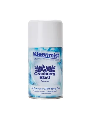 KleenMist Aerosol Air Freshener 270ml Refill Cranberry