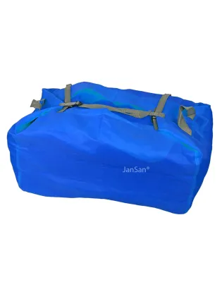 JanSan Mobile Hamper Style 140gsm Laundry Bags Blue Saver Pack