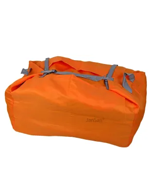 JanSan Mobile Hamper Style 140gsm Laundry Bags Orange