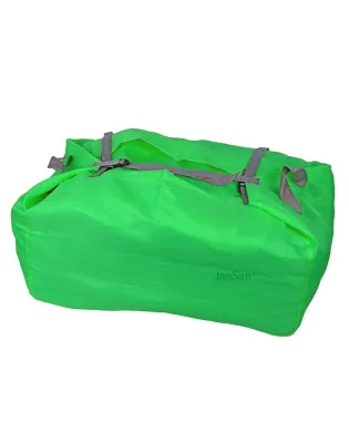 JanSan Mobile Hamper Style 140gsm Laundry Bags Green