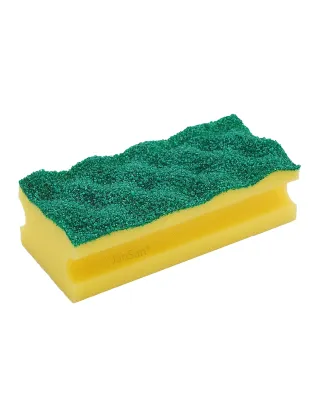 JanSan HiPur Sponge Scourers Yellow