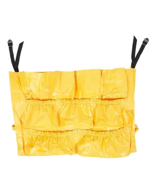 JanSan Brute Waste Bin 10 Pockets Apron Yellow