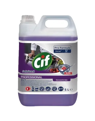 Cif Pro Formula Safeguard 2 in 1 Cleaner &amp; Disinfectant 5L