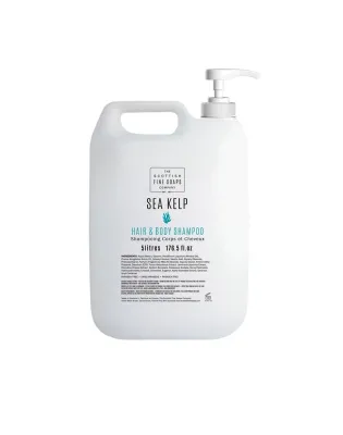 Scottish Fine Soaps Sea Kelp Hair & Body Shampoo & Pump 5 Litre