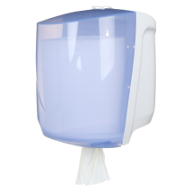 Ellipse Large Centrefeed Dispenser White &,Blue