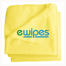 Enov Cloths, Microfibre, Ewipes, Yellow