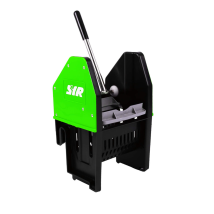 SYR Trad 4 Kentucky Heavy Duty Poly Mop,Wringer Green