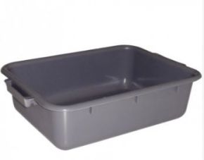 Bus Tray, Grey, Plastic, 130 x 545 x 380 mm