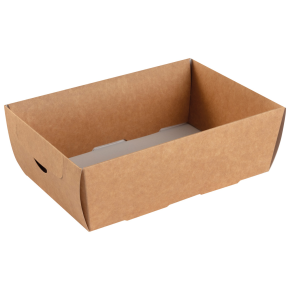 Platter Box, Base Only, Extra Small, Kraft