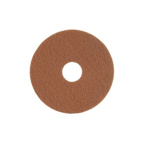 JanSan Floor Light Cleaning Pads 40cm / 16", Tan