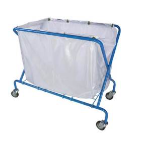 Folding Waste Cart with Translucent Bag, 62 x 102 x 94cm (1)