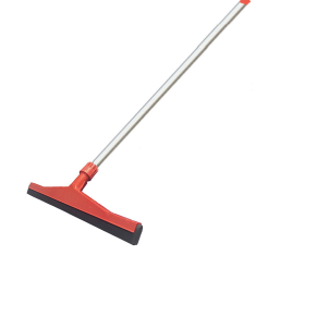 JanSan Hygiene Floor Squeegee Plastic Complete Red 18"