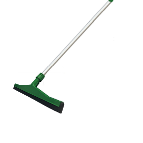 JanSan Hygiene Floor Squeegee & Handle Green 18"