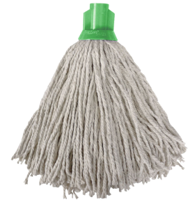 JanSan Socket Mop Head, 160g PY 12oz, Green