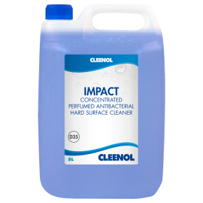 Hard Surface Cleaner, Antibacterial, Perfumed, Impact, 5L