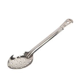 Serving Spoon, Perforated Stainless Steel, 11''