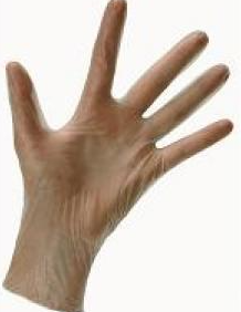 JanSan Vinyl Gloves, Powdered, Medium, Clear