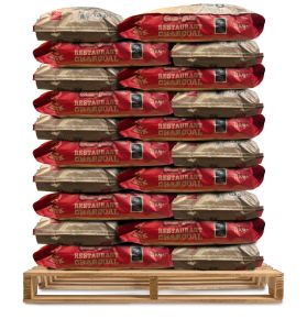 Charcoal, Restaurant Grade, Chilla-Grilla, 12kg, Pallet of 50