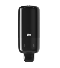 Dispenser, Soap, Plastic, Black, Tork S1, 1L