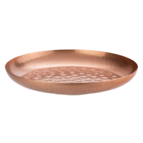 Vintage Copper Seafood Tower Serving Bowl (29.5cm)