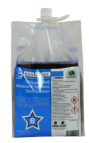 Window & Stainless Steel Cleaner, Evolution, Refill, 1.5L
