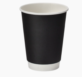 Hot Cup, 8oz, Double Wall, Black